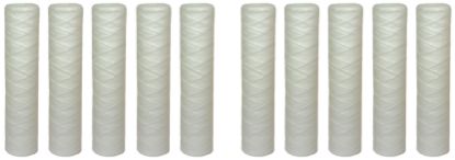 Jeu de 10 cartouches filtrantes 9" - 20 micron coton