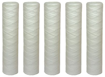Jeu de 5 cartouches filtrantes 9" - 20 micron coton