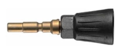 Raccord rapide D10 + buse jet plat 033 inox