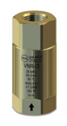 Clapet anti-retour HP F1 F1 laiton