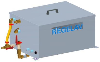 Kit bac tampon inox 100L (eau froide) pour nettoyeur stationnaire PFX1