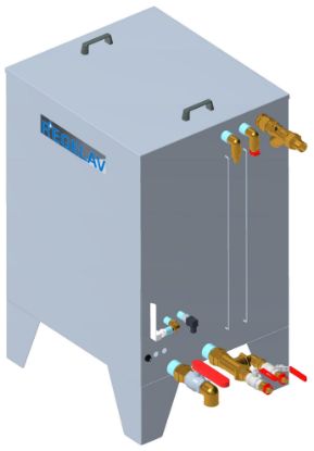 Kit bac tampon inox 500L (eau chaude <70°C) pour nettoyeur stationnaire PFX2