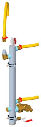 Kit collecteur d'eau (débit total <60l/min) pour nettoyeur stationnaire PFX2