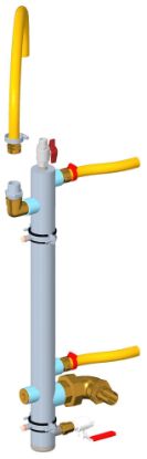 Kit collecteur d'eau (débit total >60l/min) pour nettoyeur stationnaire PFX2