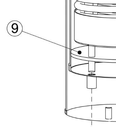 Disque d'isolation BAS en céramique d'oxyde pour chaudière TEHA BR1000