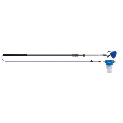 Brosse de lavage sur lance télescopique pour panneaux solaires 1.9-10m aluminium
