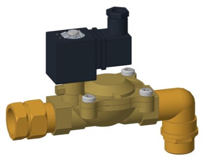 Kit électrovanne pour couper l'arrivée d'eau BP sur PFX1 SMOOT